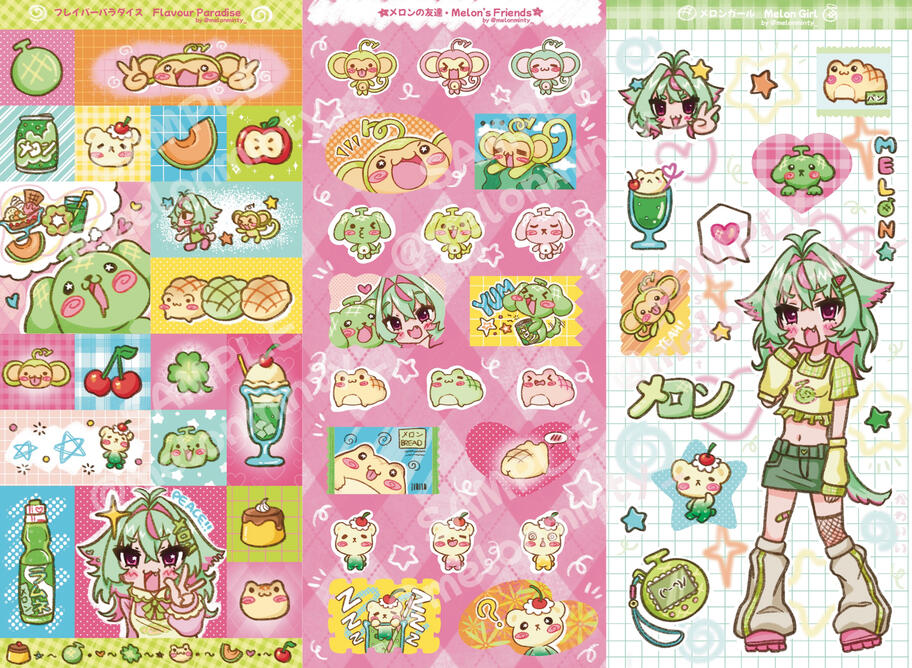 OC Sticker Sheets